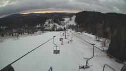 Lanovka - pohled dolů