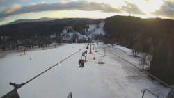 Lanovka - pohled dolů