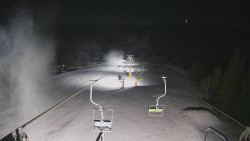 Lanovka - pohled dolů