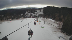 Lanovka - pohled dolů