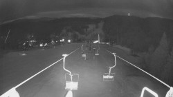 Lanovka - pohled dolů