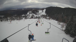 Lanovka - pohled dolů