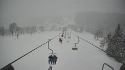 Lanovka - pohled dolů