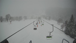 Lanovka - pohled dolů