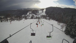 Lanovka - pohled dolů