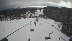 Lanovka - pohled dolů