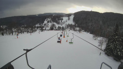 Lanovka - pohled dolů