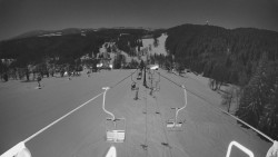 Lanovka - pohled dolů