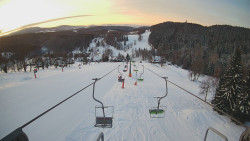 Lanovka - pohled dolů