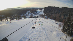 Lanovka - pohled dolů