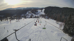 Lanovka - pohled dolů