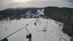 Lanovka - pohled dolů