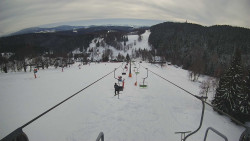 Lanovka - pohled dolů