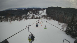 Lanovka - pohled dolů