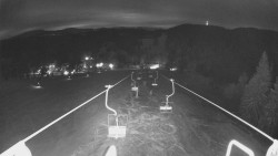 Lanovka - pohled dolů