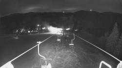 Lanovka - pohled dolů