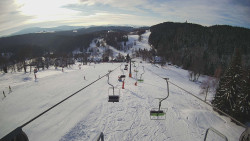 Lanovka - pohled dolů