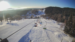 Lanovka - pohled dolů