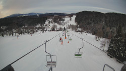 Lanovka - pohled dolů