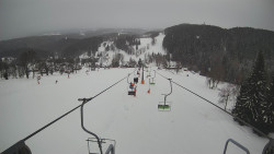 Lanovka - pohled dolů