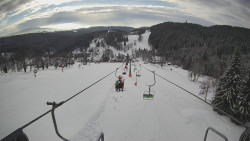 Lanovka - pohled dolů