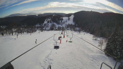 Lanovka - pohled dolů