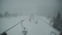 Lanovka - pohled dolů