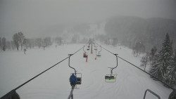 Lanovka - pohled dolů