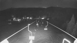 Lanovka - pohled dolů