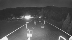 Lanovka - pohled dolů