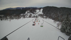 Lanovka - pohled dolů