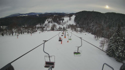 Lanovka - pohled dolů