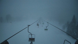 Lanovka - pohled dolů