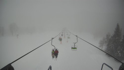 Lanovka - pohled dolů