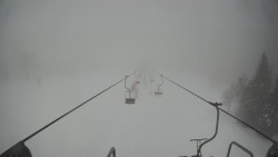 Lanovka - pohled dolů