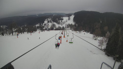 Lanovka - pohled dolů