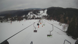 Lanovka - pohled dolů