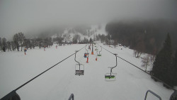 Lanovka - pohled dolů