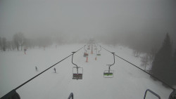 Lanovka - pohled dolů