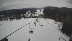 Lanovka - pohled dolů