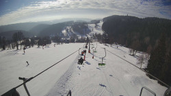 Lanovka - pohled dolů