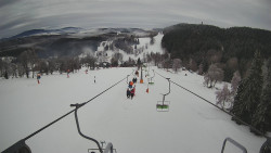 Lanovka - pohled dolů