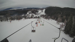 Lanovka - pohled dolů