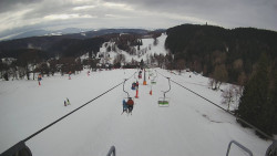 Lanovka - pohled dolů