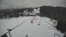 Lanovka - pohled dolů