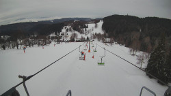 Lanovka - pohled dolů