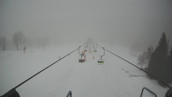 Lanovka - pohled dolů