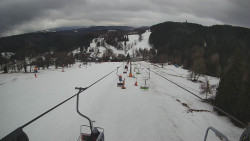 Lanovka - pohled dolů