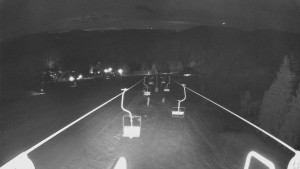 Snow park Paprsek - Lanovka - pohled dolů - 14.2.2026 v 00:00 Snow park Paprsek - Lanovka - pohled dolů - 14.2.2026 v 00:00