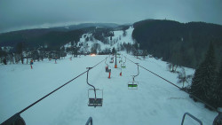 Lanovka - pohled dolů